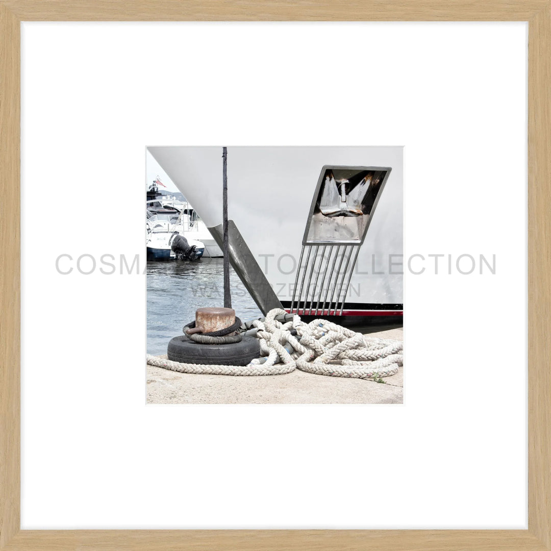 Poster ’Yacht’ Saint Tropez ST34OB - 43x43cm