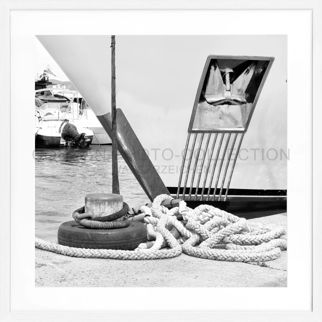 Poster ’Yacht’ Saint Tropez ST34Q - Weiss 1.5cm