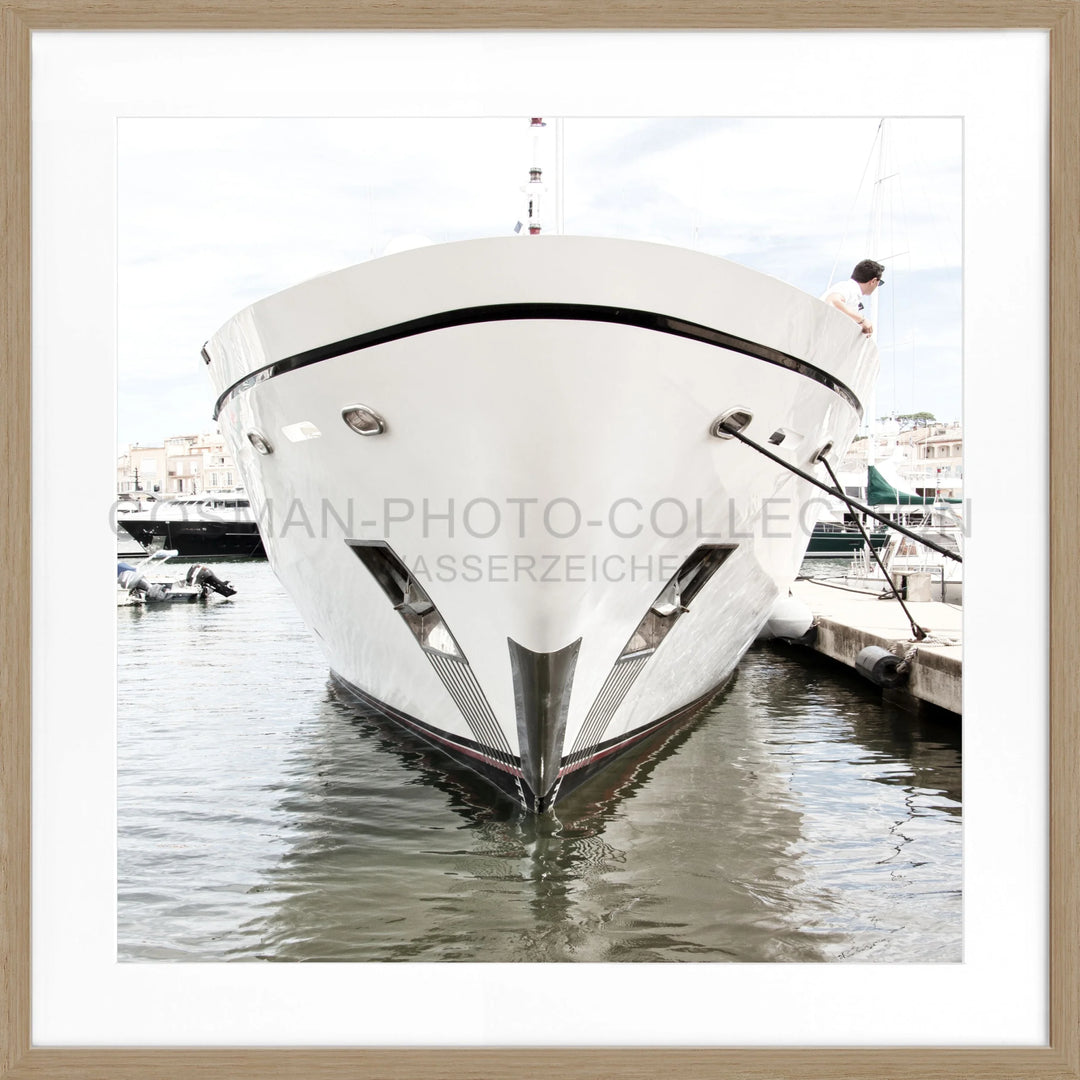 Poster ’Yacht’ Saint Tropez ST35Q - Eiche Furnier 1.5cm