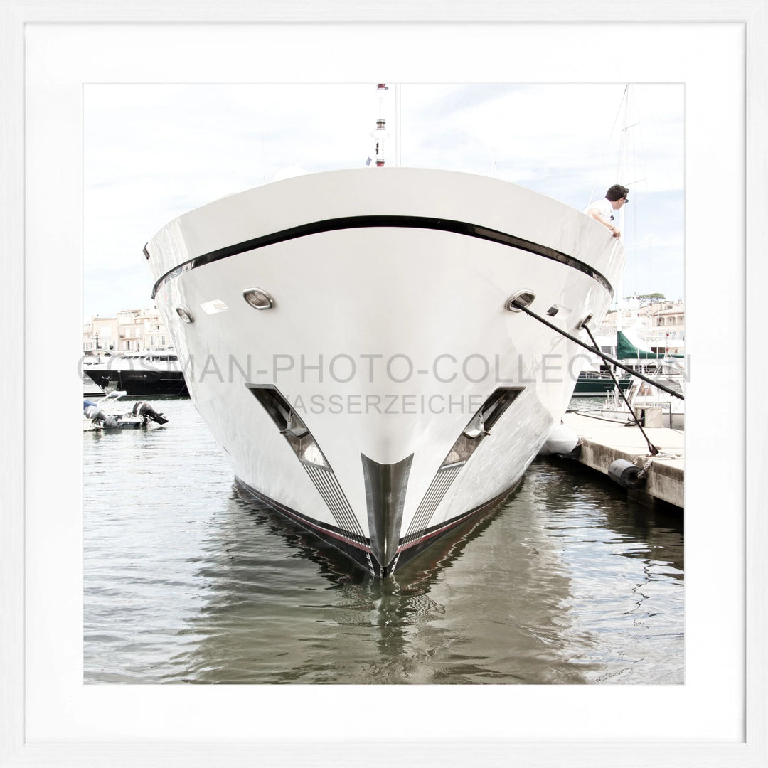 Poster ’Yacht’ Saint Tropez ST35Q - Weiss 1.5cm