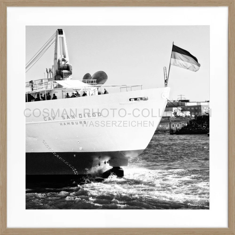 Poster Hamburg Hafen ’Cap San Diego’ HH10 - Wandbilder