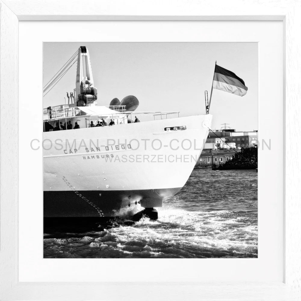 Poster Hamburg Hafen ’Cap San Diego’ HH10 - Wandbilder