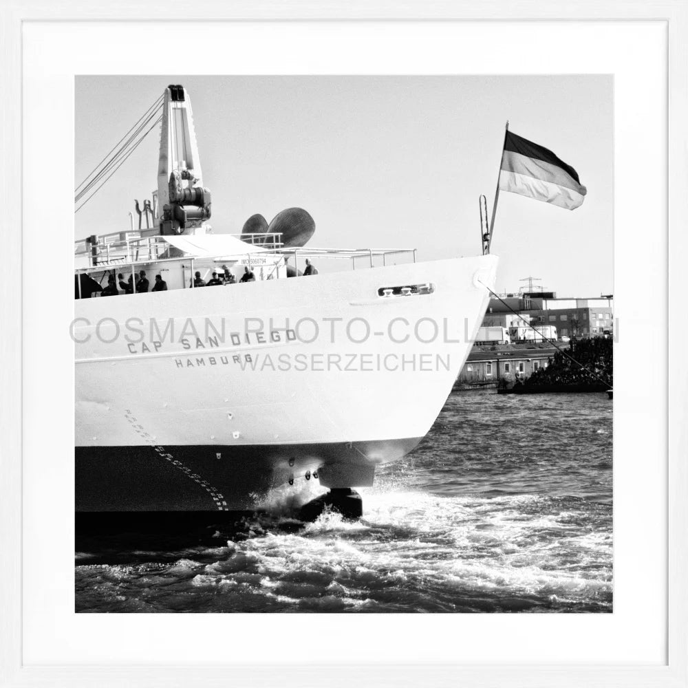 Poster Hamburg Hafen ’Cap San Diego’ HH10 - Wandbilder