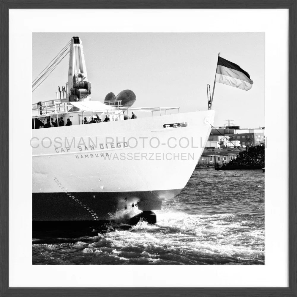 Poster Hamburg Hafen ’Cap San Diego’ HH10 - Wandbilder