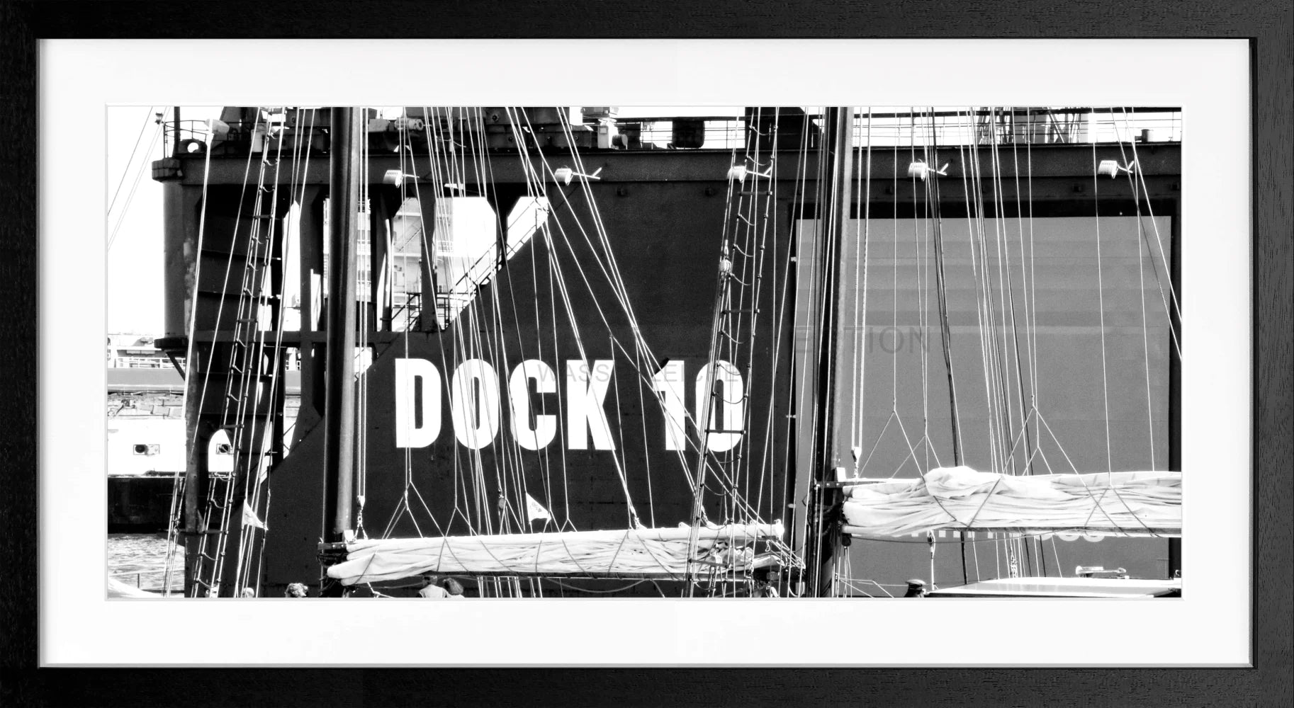 Poster Hamburg Hafen ’Dock 10’ HH41 - Wandbilder