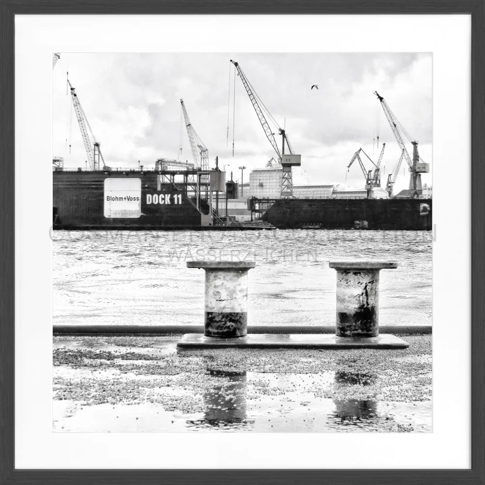 Poster Hamburg Hafen ’DOCK 11’ HH05KQ - Wandbilder