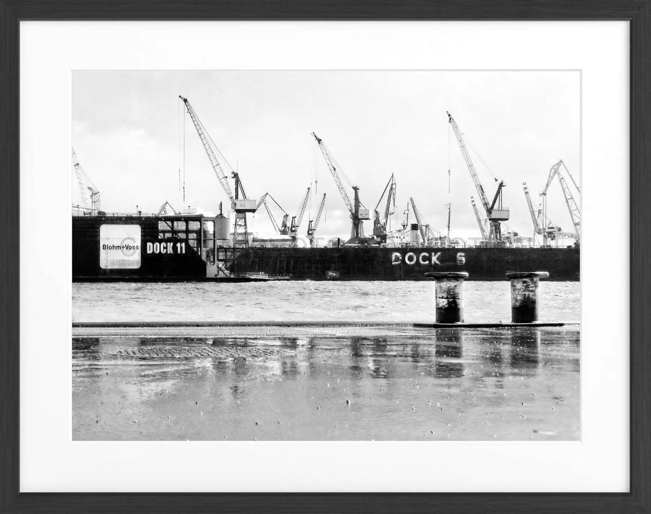 Poster Hamburg Hafen ’Dock’ HH05C - Wandbilder