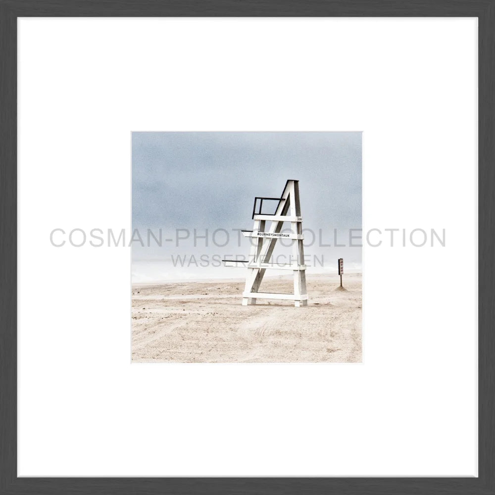 Poster Hamptons Long Island ’BEACH’ HM27O - 43x43cm