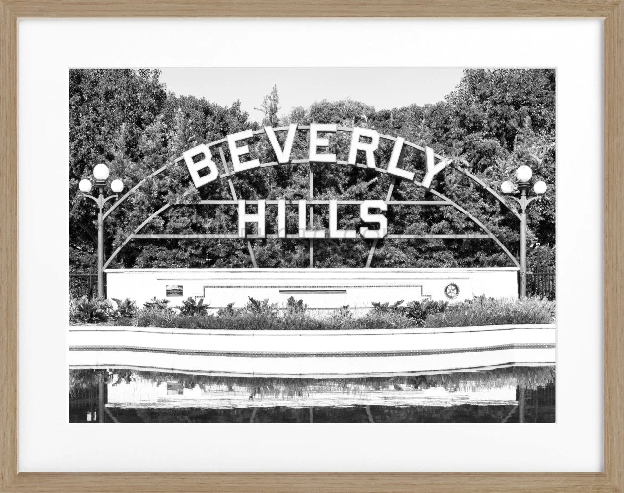 Poster Kalifornien Beverly Hills Sign HW09 - Wandbilder