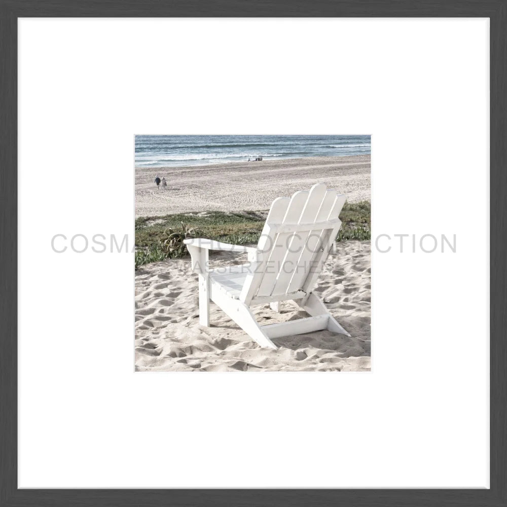 Deckchair Strand Poster