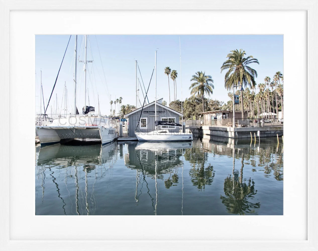 Poster Kalifornien ’Hafen’ Santa Barbara K21 - Wandbilder