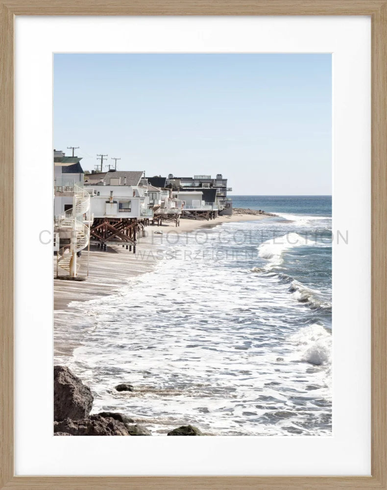 Poster Kalifornien Malibu ’Beach House’ K53 - Wandbilder