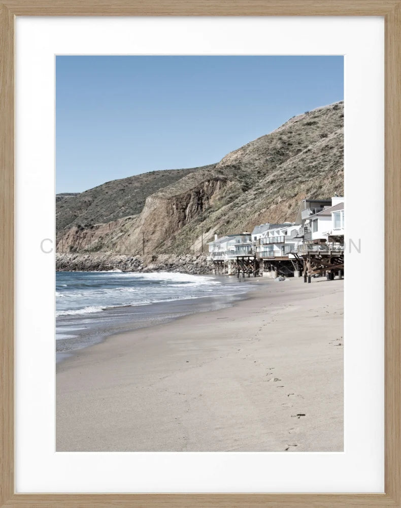 Poster Kalifornien Malibu ’Beach House’ K58 - Wandbilder