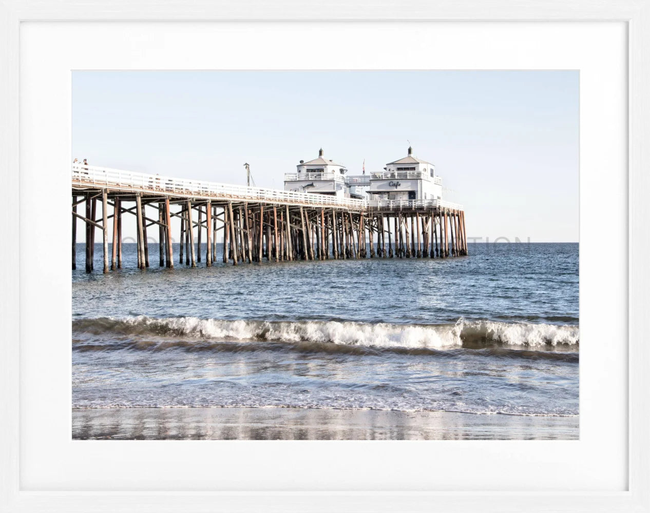 Poster Kalifornien Malibu Beach ’Pier’ K88 - Wandbilder