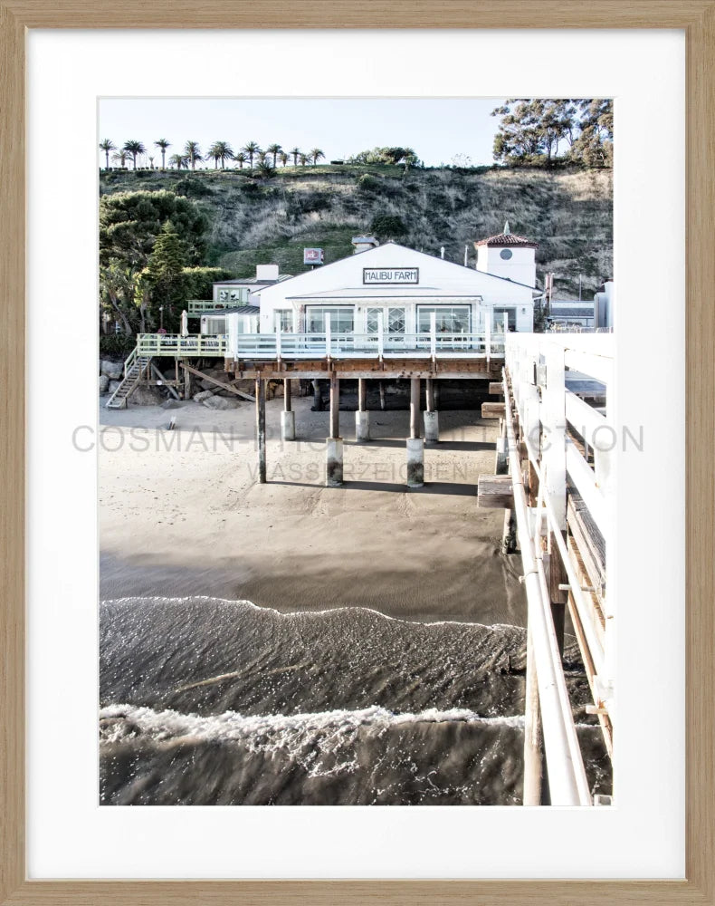 Poster Kalifornien Malibu Beach ’Pier’ K95 - Wandbilder