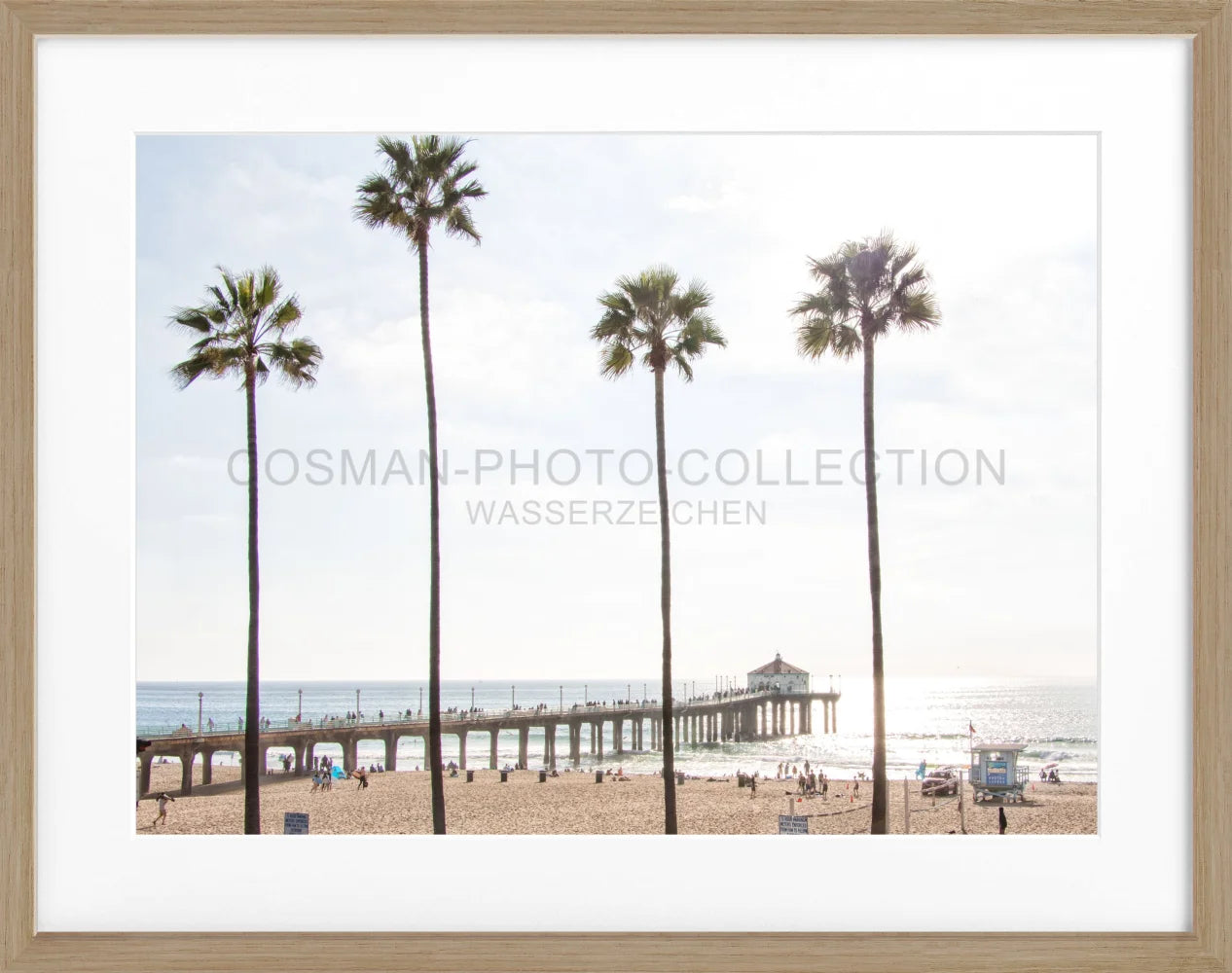 Poster Kalifornien Manhattan Beach K185 - Wandbilder