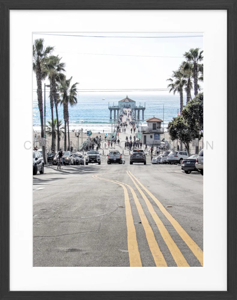 Poster Kalifornien Manhattan Beach K194 - Wandbilder