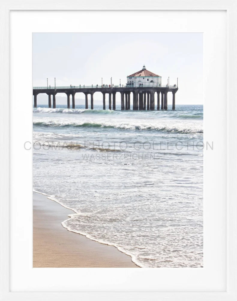 Poster Kalifornien Manhattan Beach ’Pier’ K190 - Wandbilder