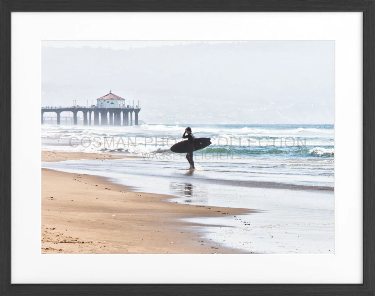 Poster Kalifornien Manhattan Beach ’Surfer’ K192A