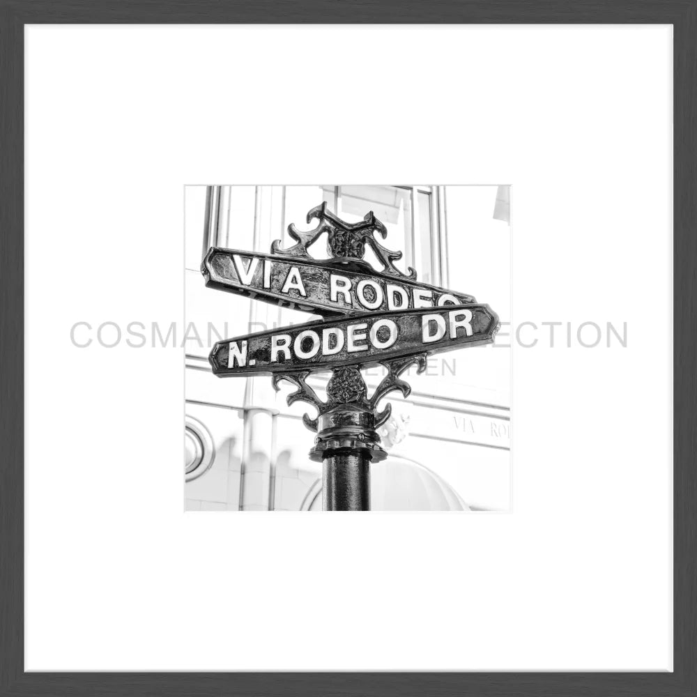 Poster Kalifornien ’Rodeo Drive’ HW04O - 43x43cm