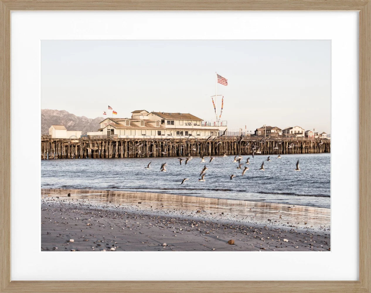 Poster Kalifornien Santa Barbara ’Pier’ K20 - Wandbilder