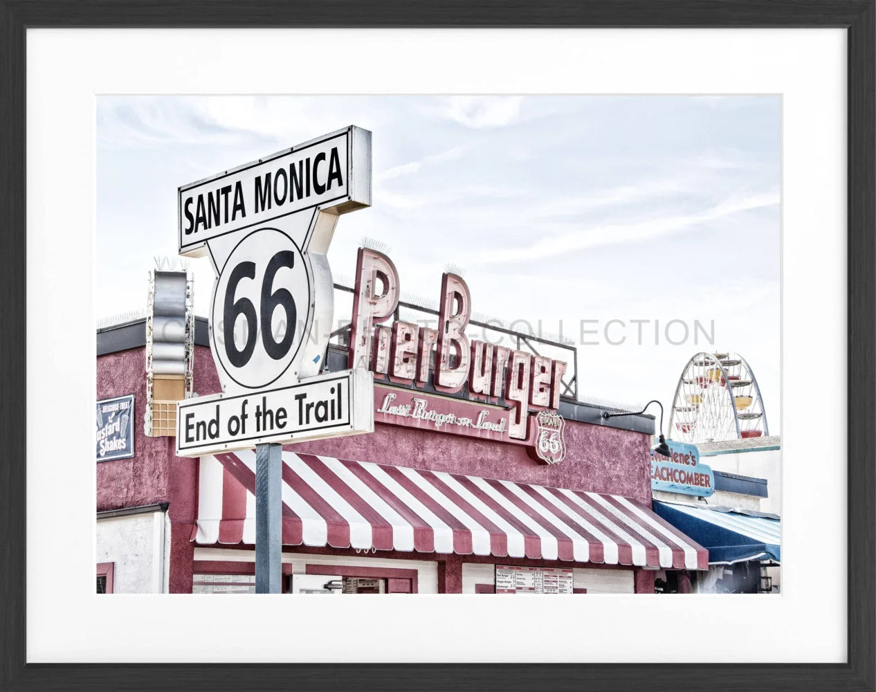 Poster Kalifornien Santa Monica ’Pier’ K104 - Wandbilder