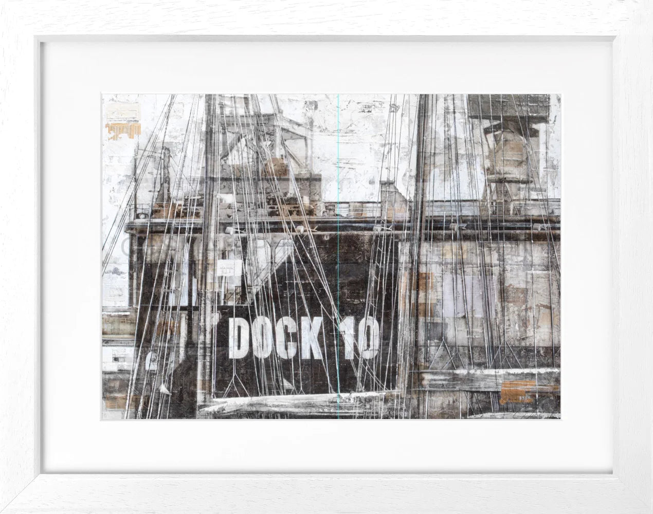 Poster Kunst Hamburg Hafen ’Dock 10’ GM85 - Wandbilder