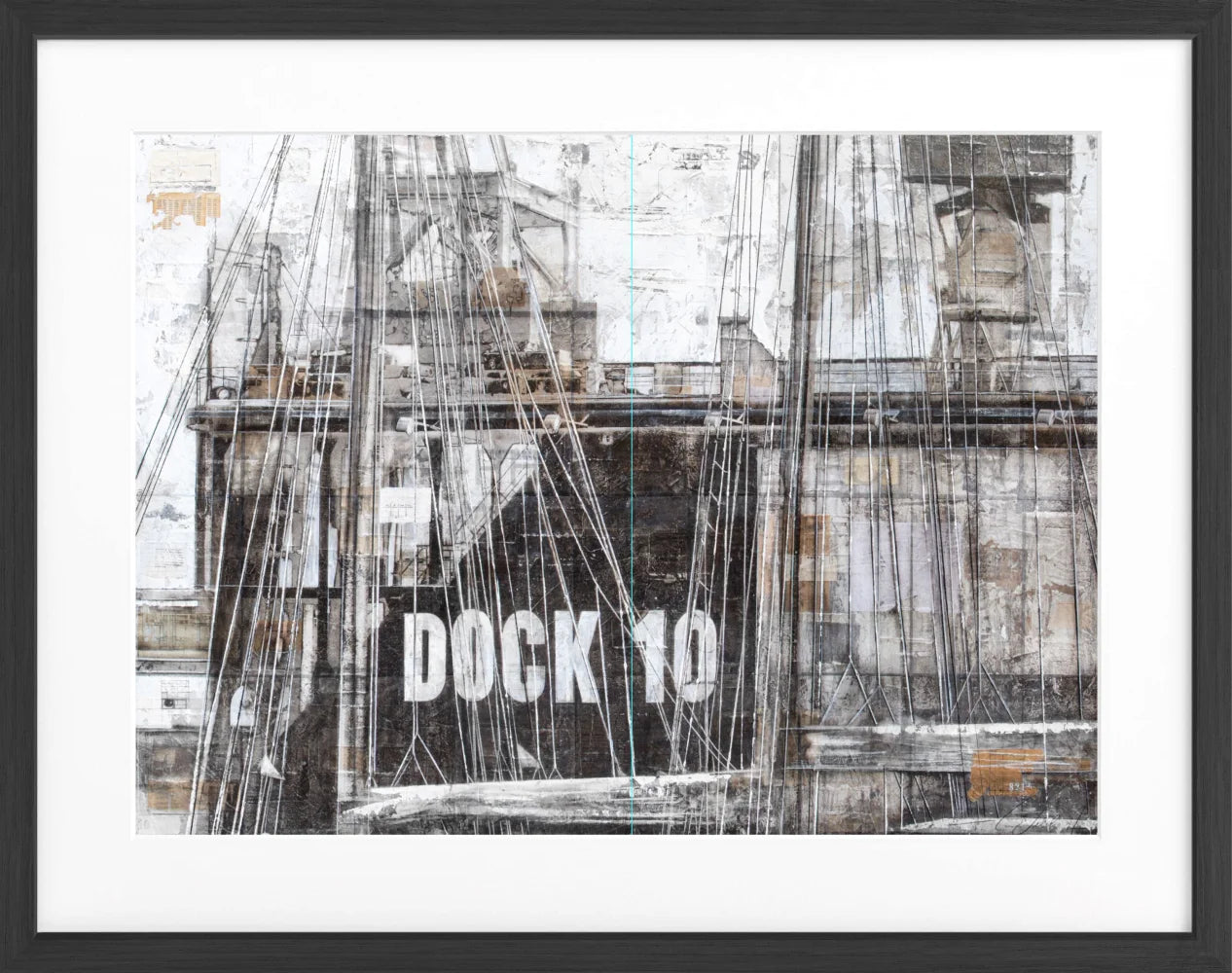 Hamburg Hafen Poster - Maritimes Wandbild Dock 10