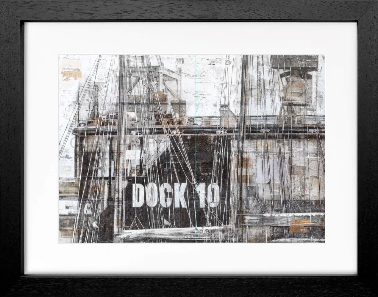 Poster Kunst Hamburg Hafen ’Dock 10’ GM85 - Wandbilder