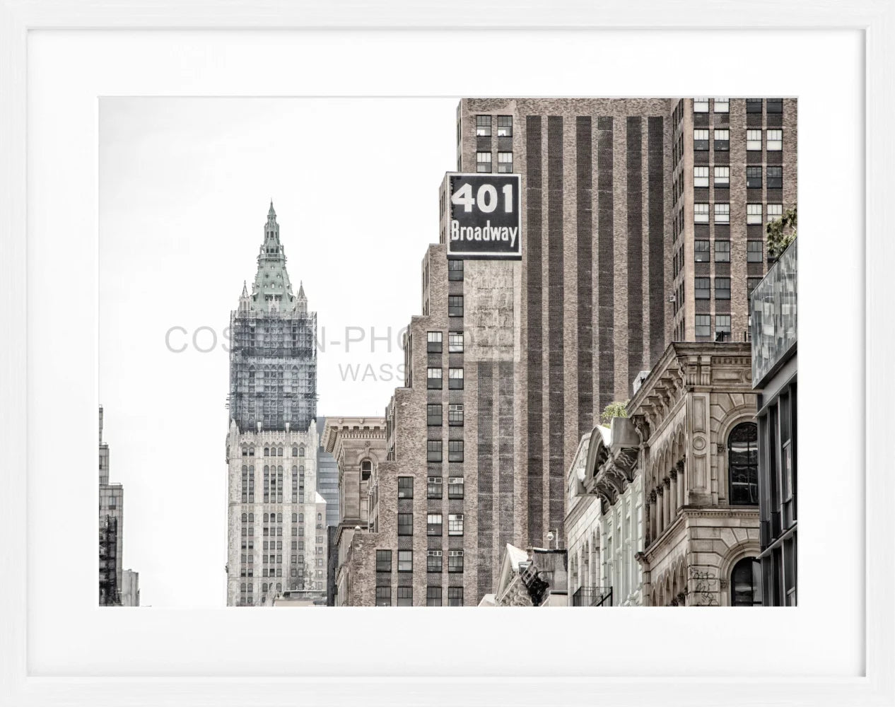 Poster New York ’Woolworth Building’ NY90 - Wandbilder