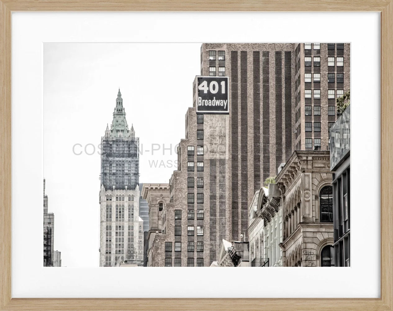 Poster New York ’Woolworth Building’ NY90 - Wandbilder