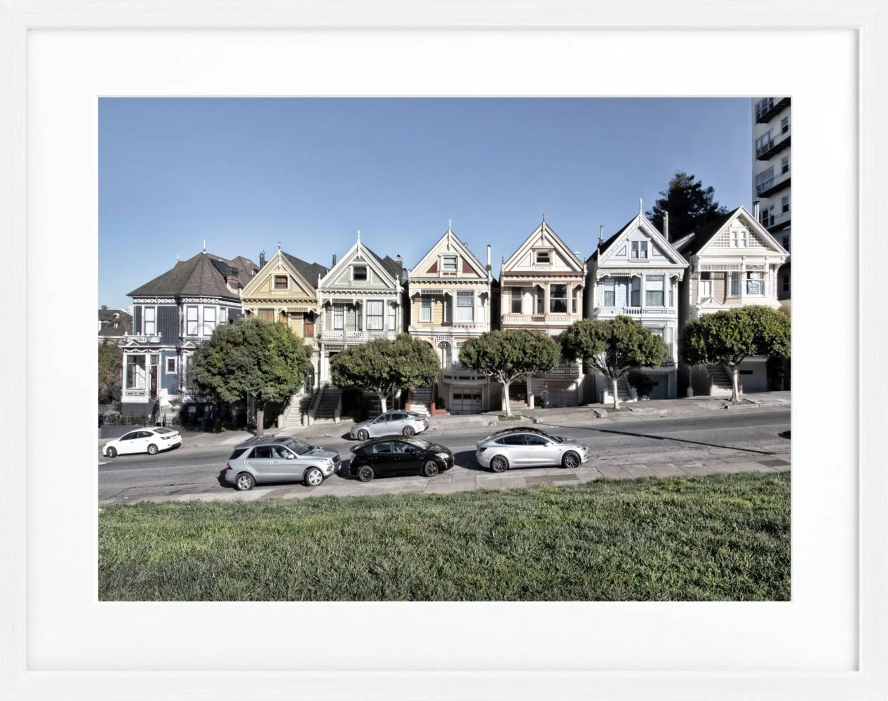 Poster ’Painted Ladies’ San Francisco SF29 - Wandbilder