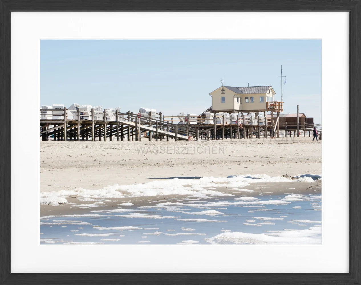 Poster Sankt Peter Ording ’Beach’ SPO01 - Wandbilder