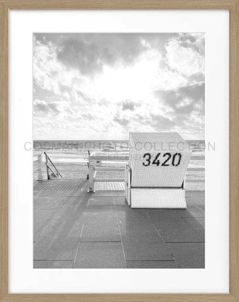 Poster ’Strandkorb’ Westerland Sylt SY79B - Wandbilder