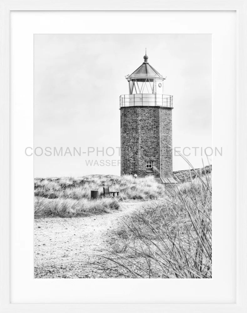 Poster Sylt Leuchtturm ’Rotes Kliff’ SY64 - Wandbilder